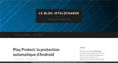 Desktop Screenshot of blog.jetelecharge.com
